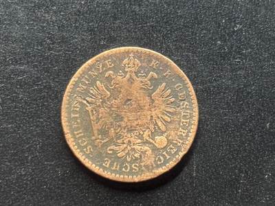 邮泉阁限时拍卖第三十九场 欧洲专场（硬币在国外。请付邮费6元。） - 奥匈帝国弗罗林1860年1克罗伊茨B版