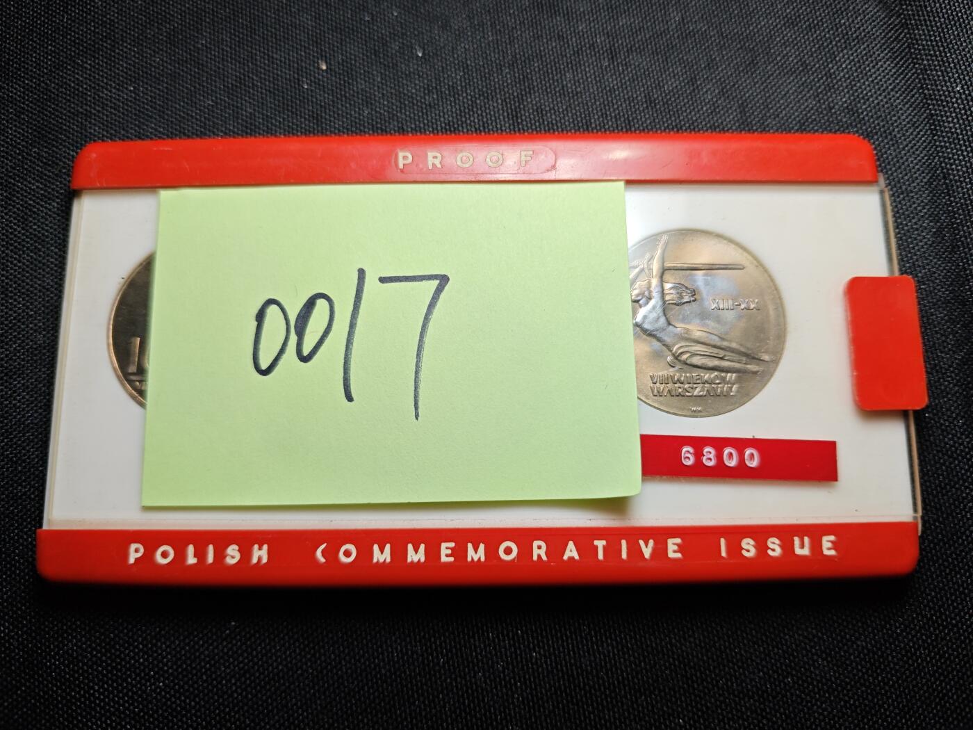 KK钱币收藏小铺  第400期  百期特拍（四拍之四）2月预留时间 周末发货  1965波兰10兹罗提纪念币3枚套 含一枚少见样币 