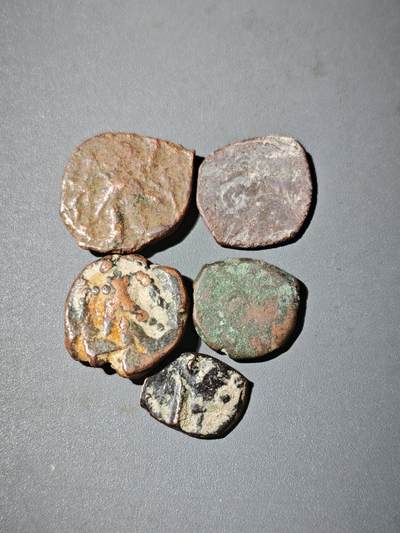 106期回流戒指饰品杂件纪念章丝路钱币专场 - A2丝路铜币一组