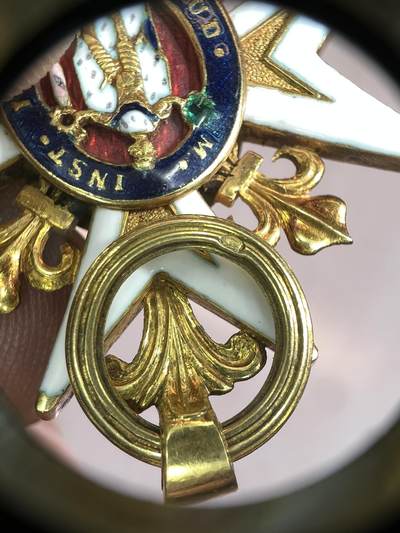 大猫徽章拍卖 第286期 骑士级圣路易王家军事勋章 1693年4月5日设立 金质