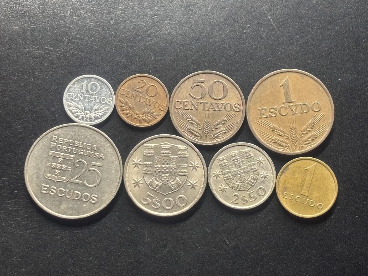 邮泉阁限时拍卖第三十九场 欧洲专场（硬币在国外。请付邮费6元。） 葡萄牙8枚