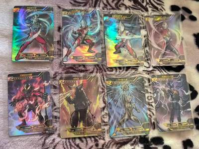 满200包邮！！龙虎卡牌-七二场（满200元包邮，无佣金，每周六结拍，欢迎送拍） - 【原膜】8张不重复 卡游奥特曼 一弹 Xp卡位