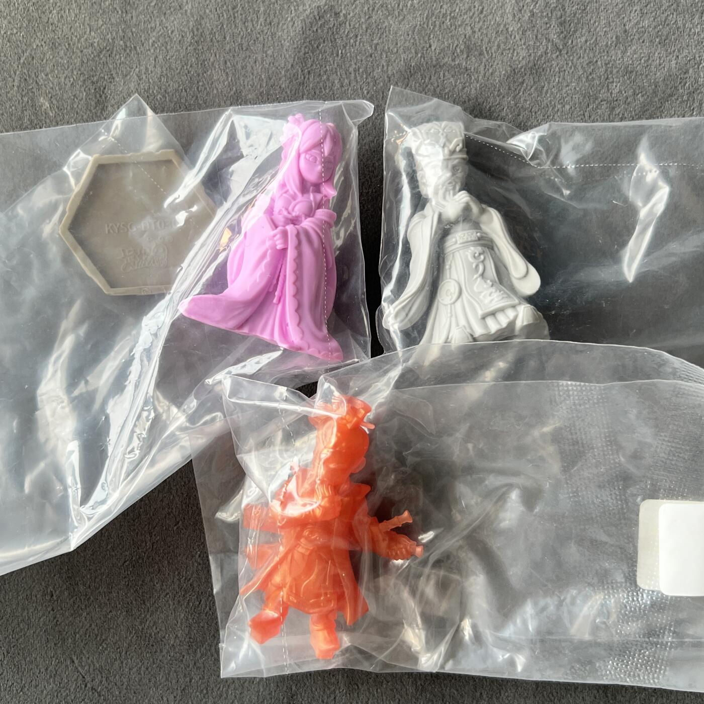 锦色铺子的潮玩拍第七期 卡游 橡皮人随机 三个