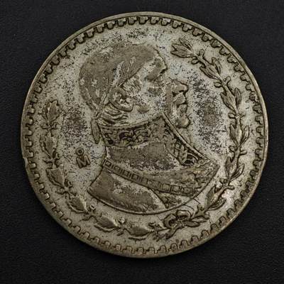 【淘币小摊】实时拍第八百四十九拍   散币银币场   满百包邮可预留二周 每周一统一发货   - 墨西哥1960年1比索低银币