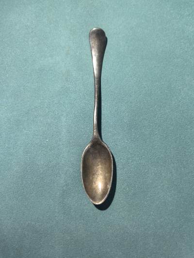 盛世勋华——号角文化勋章邮票专场拍卖第298期 - 英国陆军军用银勺 银质带银标厂标 1920年代