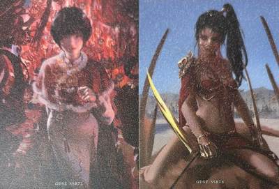 秋萤阁第41期 (1月11号周日晚上21点截拍，欢迎竞拍)  - 集卡社鬼刀 中位卡 表面带细闪工艺