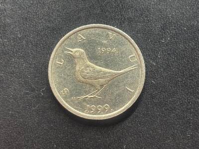 邮泉阁限时拍卖第三十九场 欧洲专场（硬币在国外。请付邮费6元。） - 克罗地亚1999年1库纳纪念币