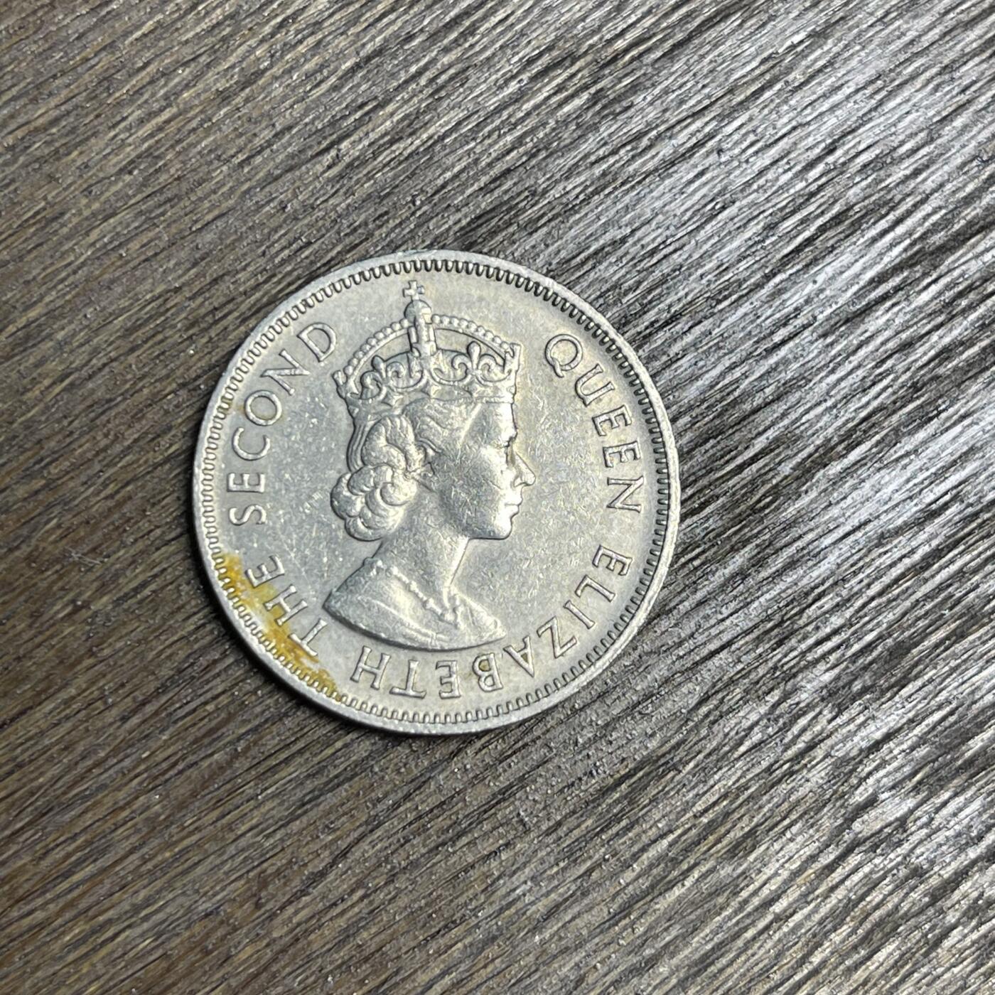 【铜匠收藏】★第137场★散币场。不寄存，30包邮。不满30元，支付5元运费。《接受代拍 代送NGC评级》 100【无寄存】1971 毛里求斯 女王 半便士 镍币