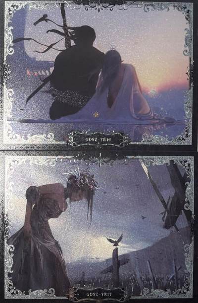 秋萤阁第41期 (1月11号周日晚上21点截拍，欢迎竞拍)  - 集卡社鬼刀 高位卡 鎏银边框 带细闪