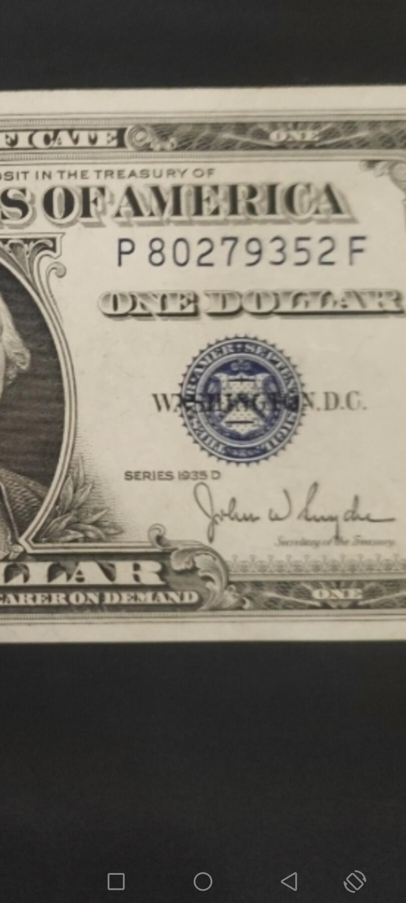 1935年1美元