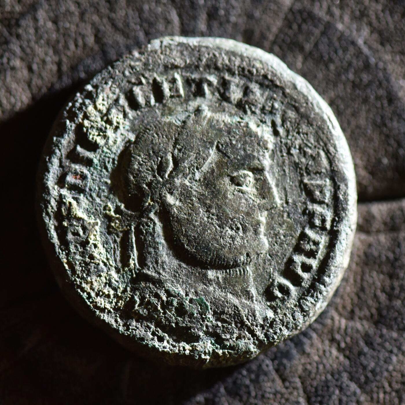 【良泉】【春节前最后一场】2月5日晚19.30点开拍！208组，本场结束后预存钱币的朋友请告知，将连同本场拍品一起邮寄，预祝诸位春节愉快！ 【最早的富力铜币】公元294-299年【古罗马】戴克里先，早期版超大富力洗银铜币，9.7克