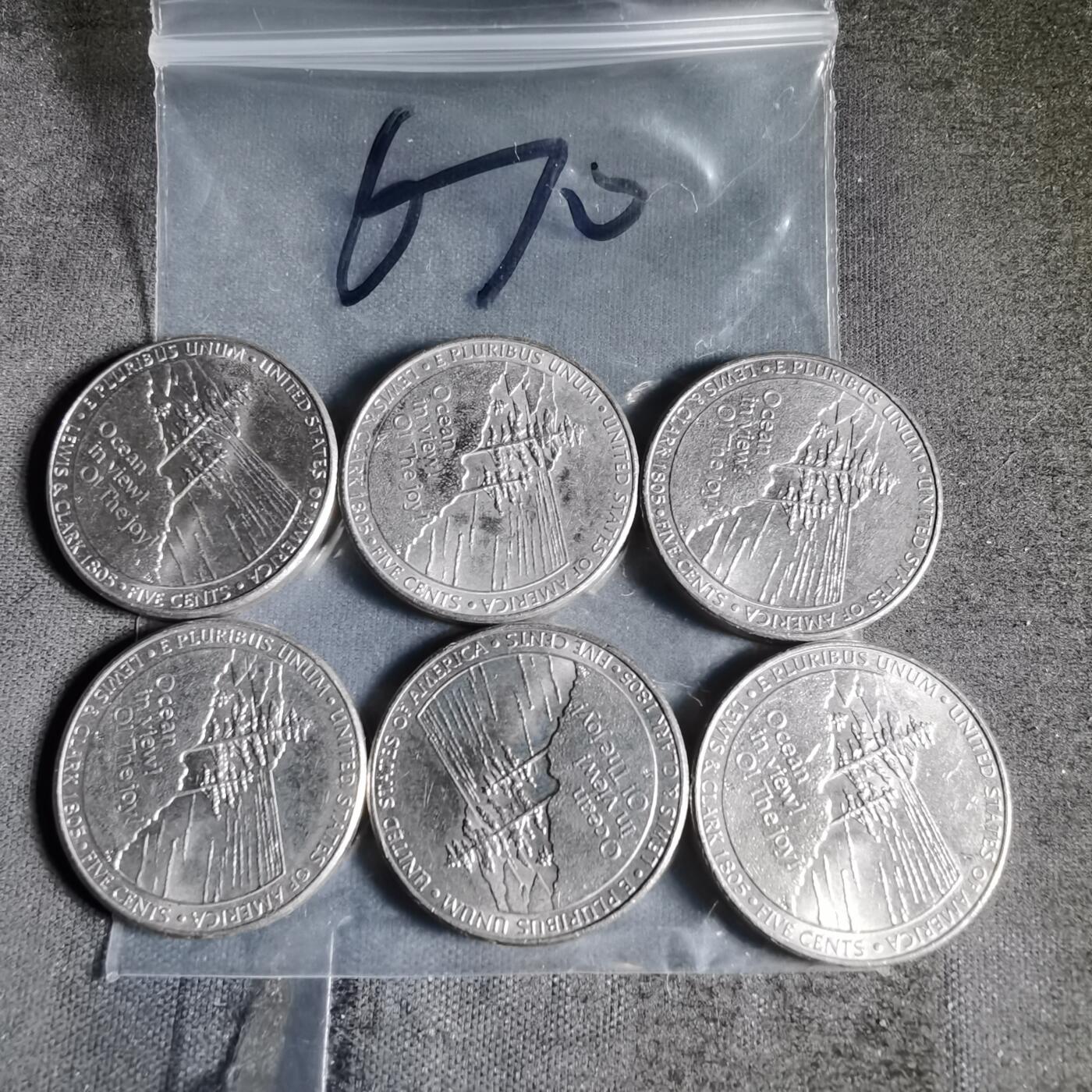 沼泽如烟--第956场 美国五分六枚