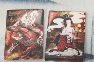 秋萤阁第41期 (1月11号周日晚上21点截拍，欢迎竞拍)  - CCG焱卡燎原三国第三弹龙骧虎跃 吕布貂蝉 100编限编一对