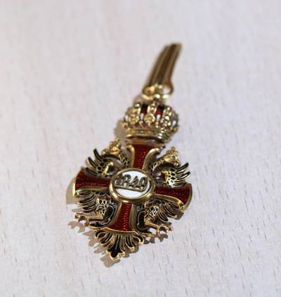 大猫徽章拍卖 第286期 金质指挥官级皇家弗朗茨•约瑟夫勋章 1849年12月2日设立 