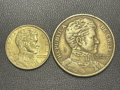 回流0110 - 智利1比索两枚