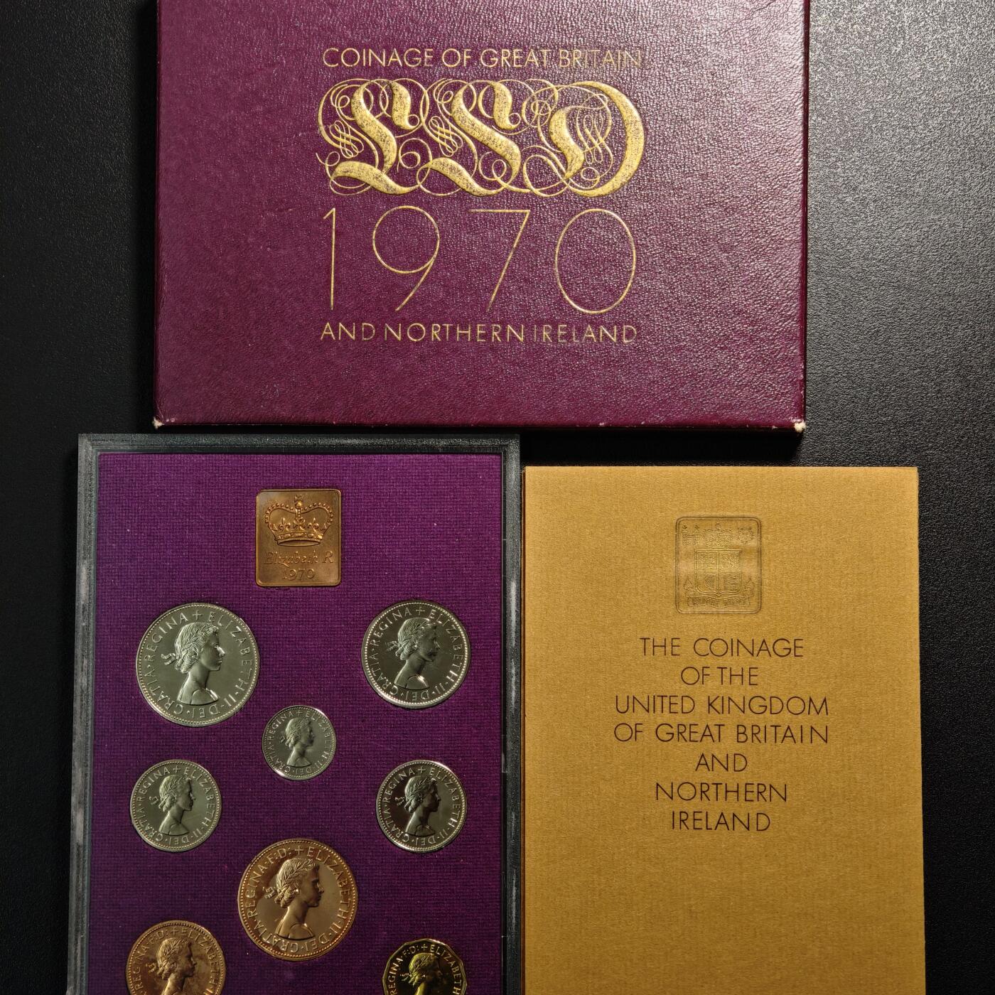 【德藏】世界币章拍卖第161期 1970年 英国及北爱尔兰官方精制套币 英国皇家造币厂发行