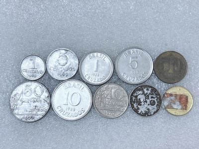 第一海外回流一元起拍收藏 散集专场  第290期 - 巴西硬币 10枚