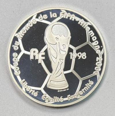 S&S Numismatic世界钱币-拍卖 第118期  - 法国2005年 德国足球世界杯 10欧元精制纪念银币 22.2克900银