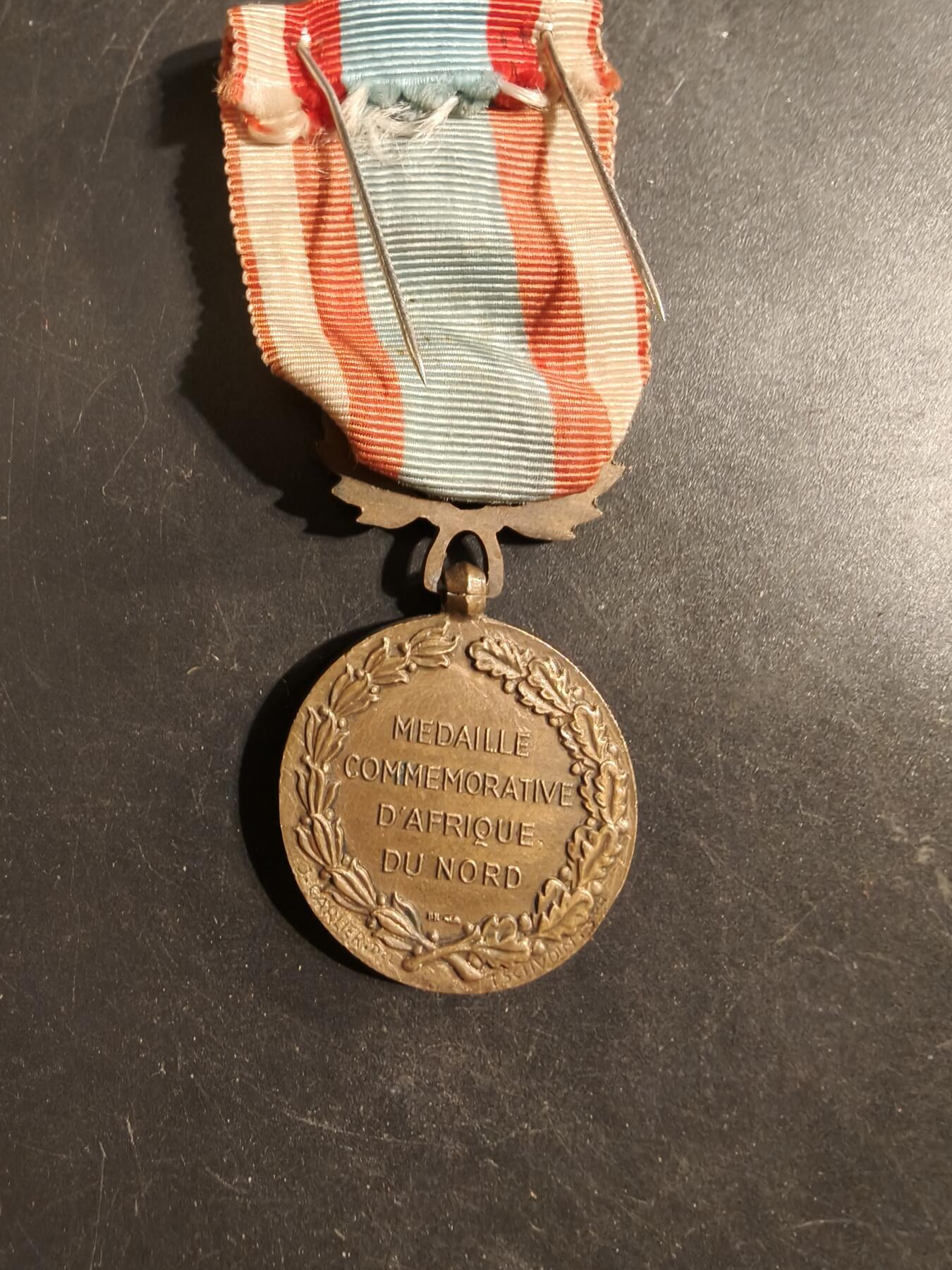 老王徽章第176期 法国北非安全行动战役奖章  