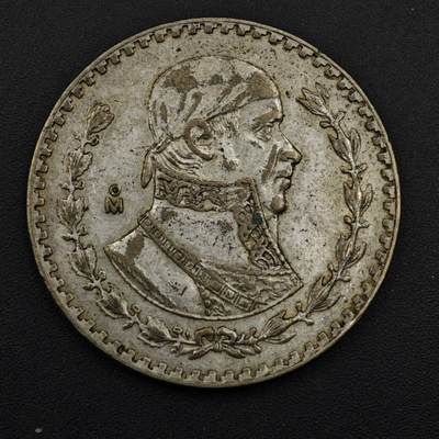 【淘币小摊】实时拍第八百四十九拍   散币银币场   满百包邮可预留二周 每周一统一发货   - 墨西哥1966年1比索低银币