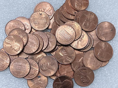 第一海外回流一元起拍收藏 散集专场  第290期 - 美国林肯堂1分硬币 50枚 带光品