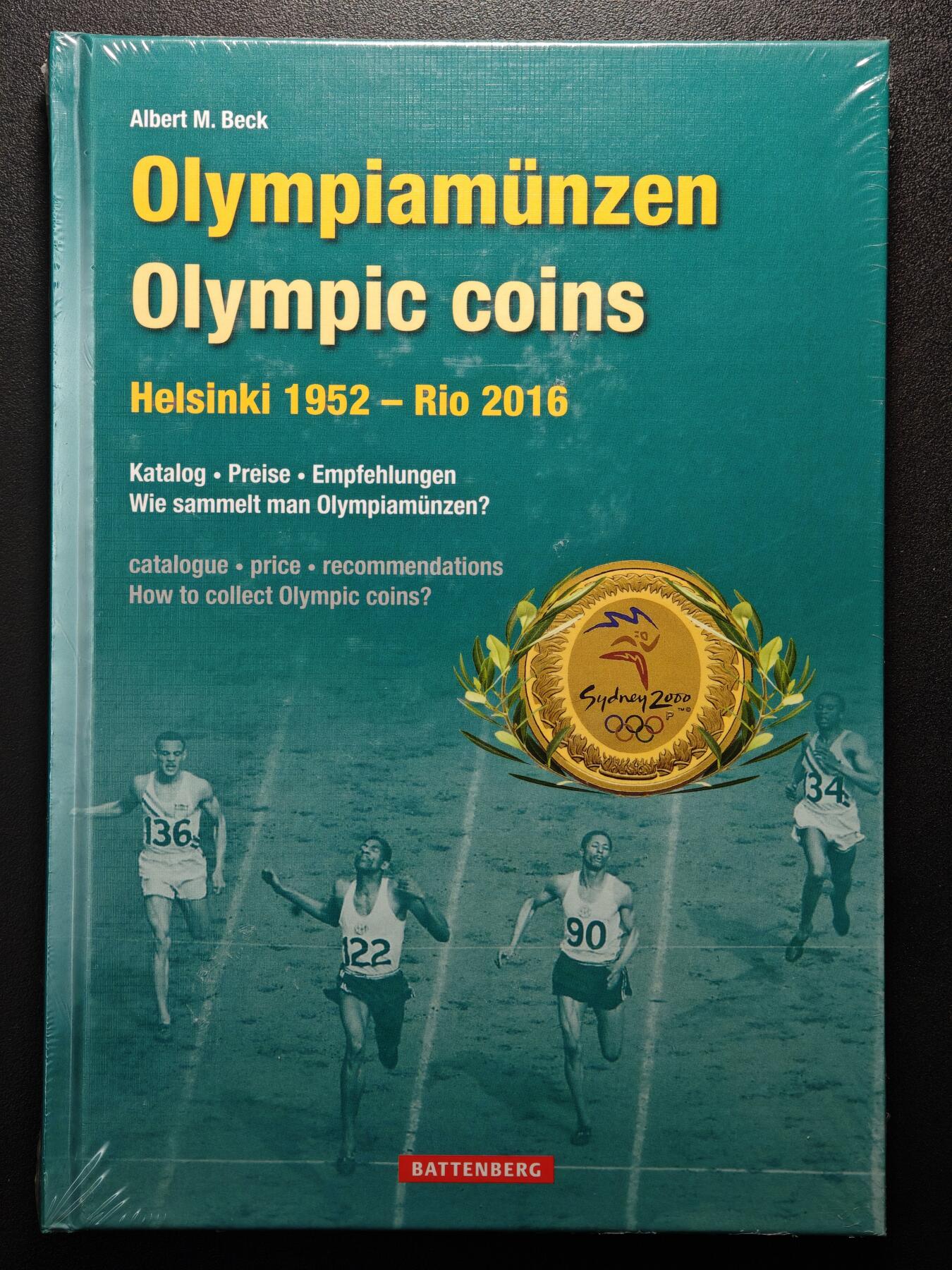 【德藏】世界币章拍卖第161期 全新未拆封 巴滕贝格 1952-2016年 奥运会钱币目录及赏析 全彩铜板纸印刷 全书约190页