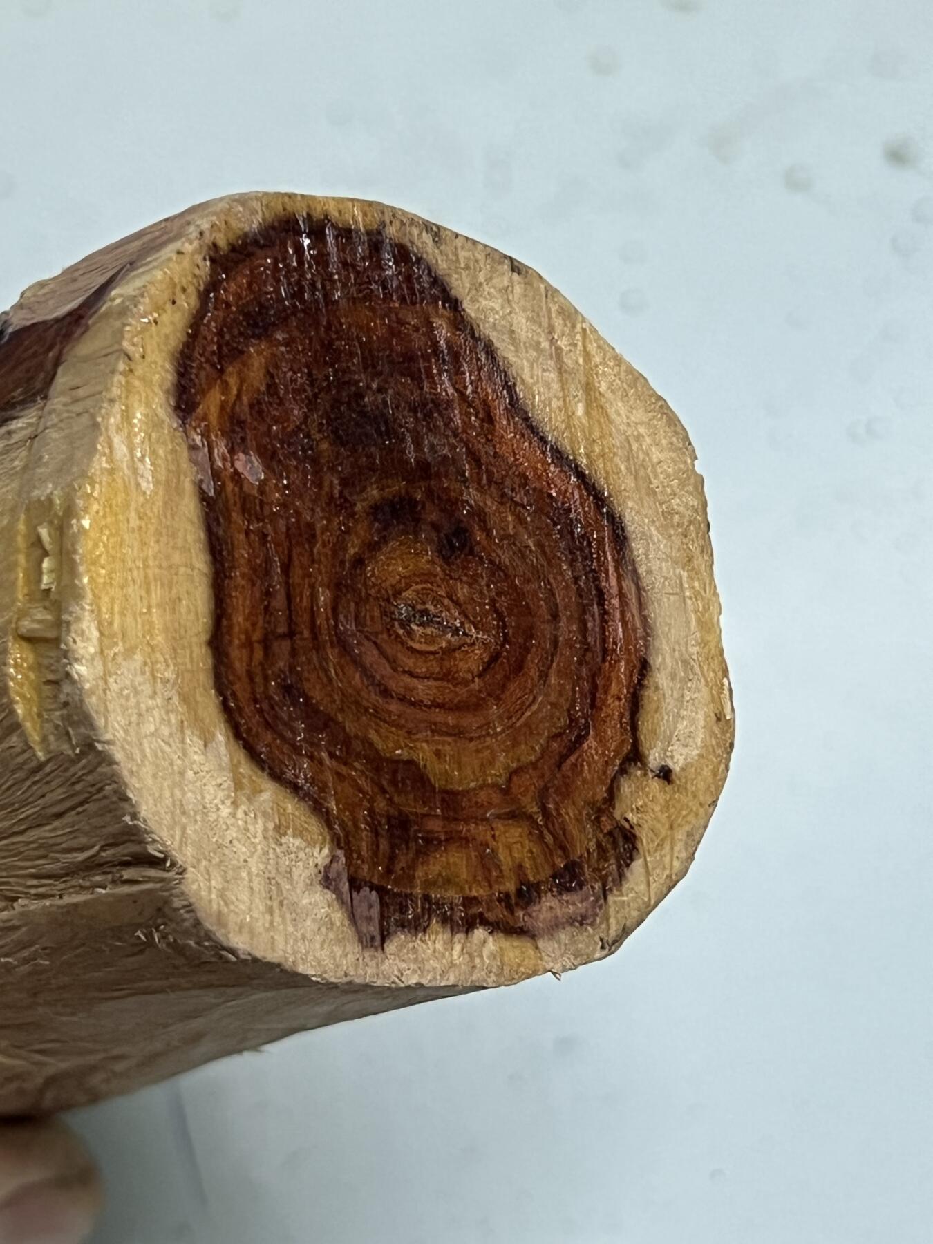 零元拍：  NO.110-2海南黄花梨原料。尺寸约115/40/40MM