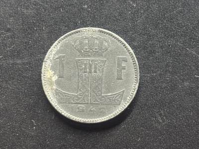 邮泉阁限时拍卖第三十九场 欧洲专场（硬币在国外。请付邮费6元。） - 比利时1942年1法郎