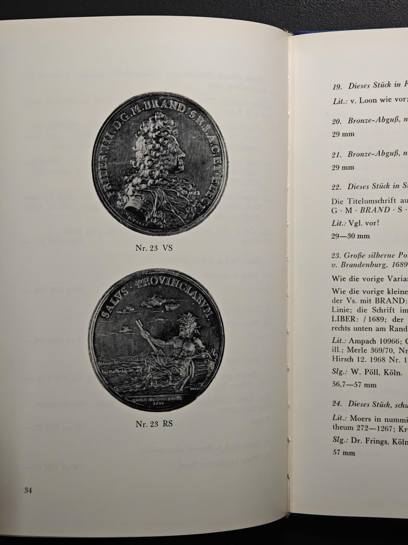 【德藏】世界币章拍卖第161期 98新 德国波恩围城战奖章目录 硬壳精装 铜板纸印刷 全书约104页