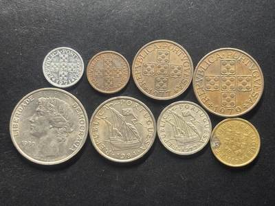 邮泉阁限时拍卖第三十九场 欧洲专场（硬币在国外。请付邮费6元。） 葡萄牙8枚