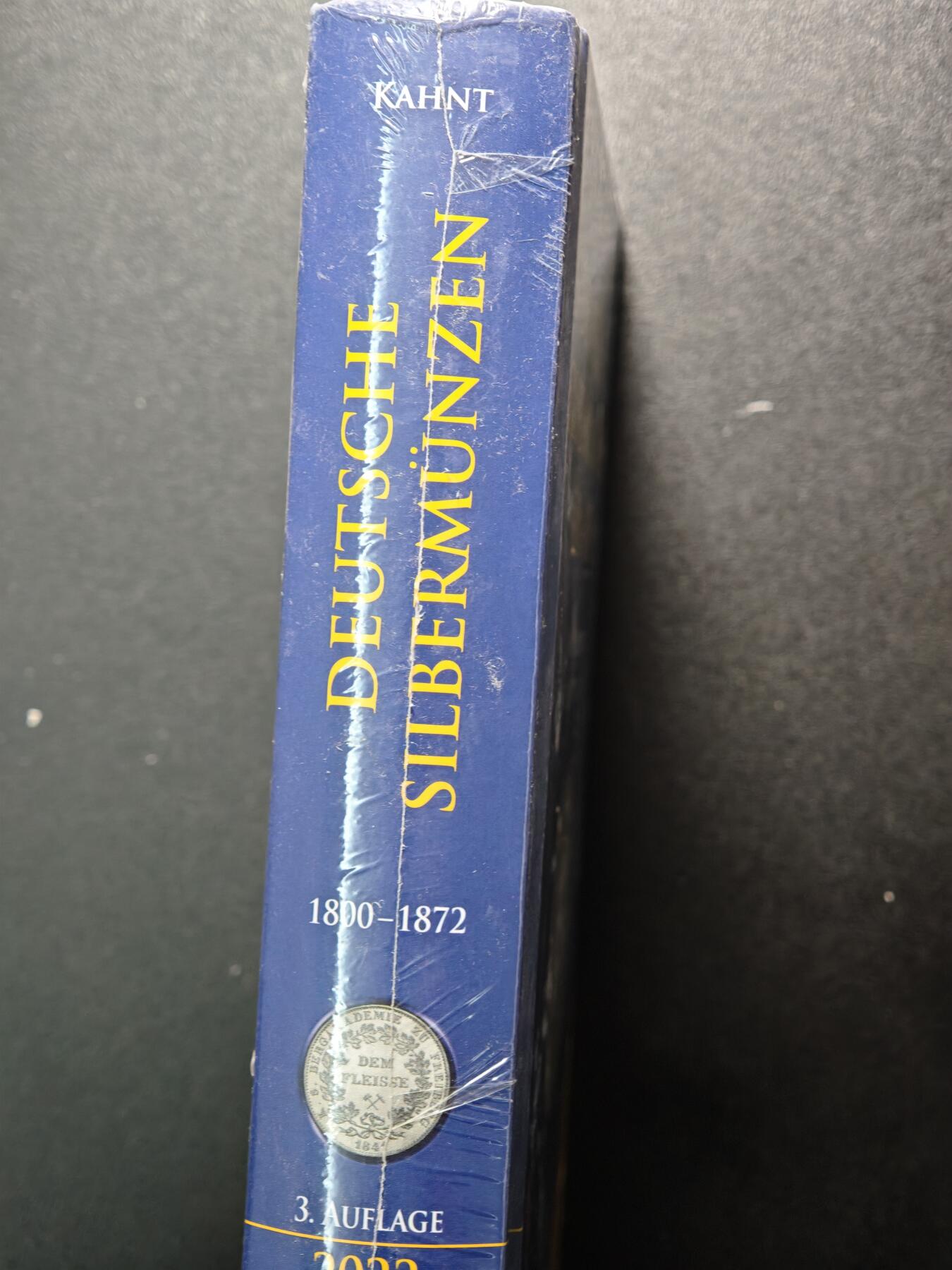 【德藏】世界币章拍卖第161期 全新塑封 1800-1872年德国银币目录 从半泰勒到2泰勒 铜版纸印刷 全书约706页