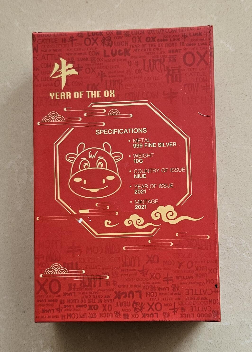 【币将精彩】世界钱币拍卖（2026-2-4） 纽埃2021年卡通牛彩色银币NGC评级币