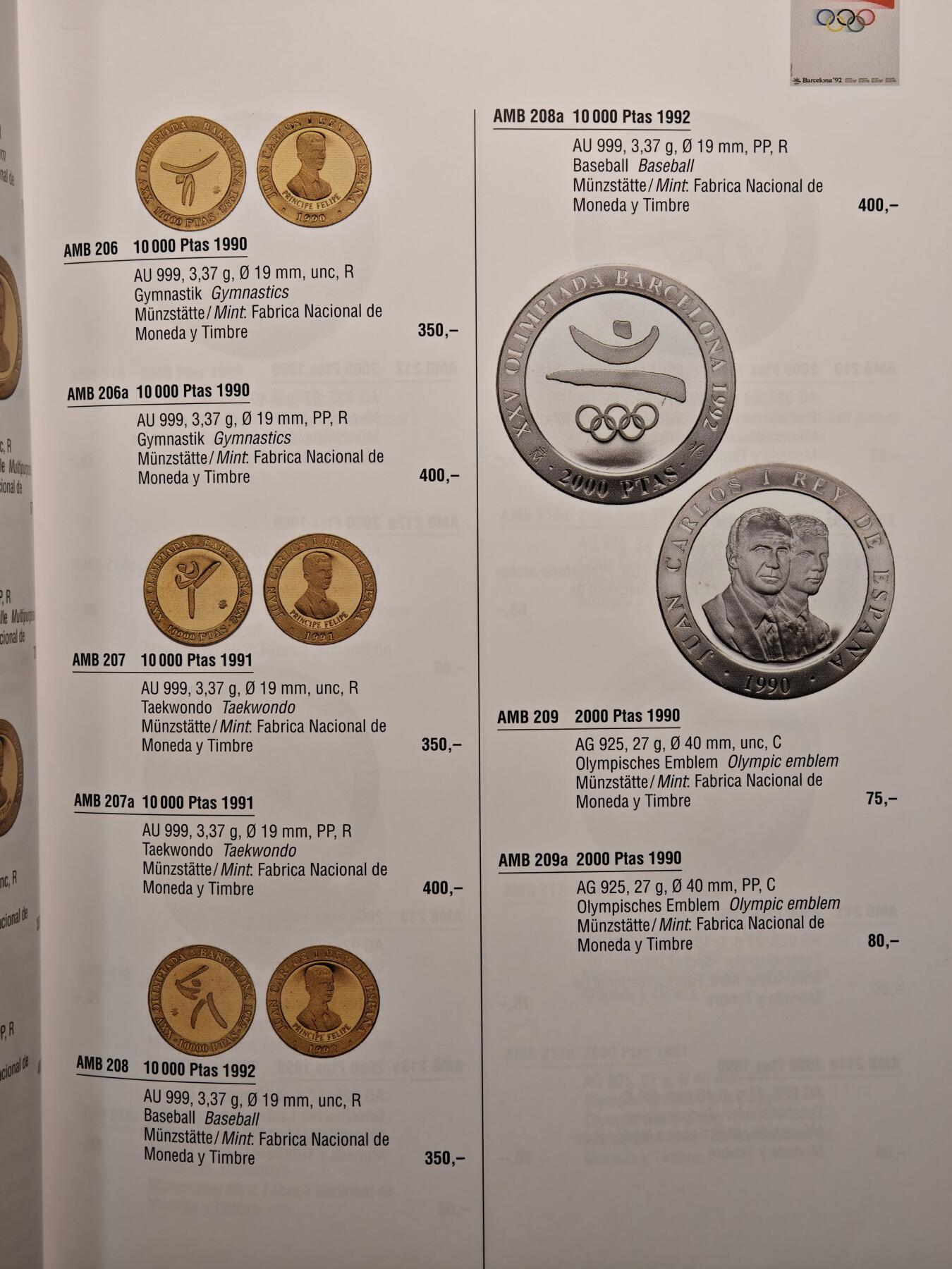 【德藏】世界币章拍卖第161期 全新未拆封 巴滕贝格 1952-2016年 奥运会钱币目录及赏析 全彩铜板纸印刷 全书约190页