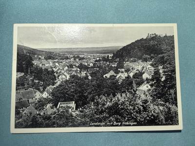 盛世勋华——号角文化勋章邮票专场拍卖第298期 - 德国（1939）1941年实寄明信片 贴兴登堡邮票 西金根城堡景色