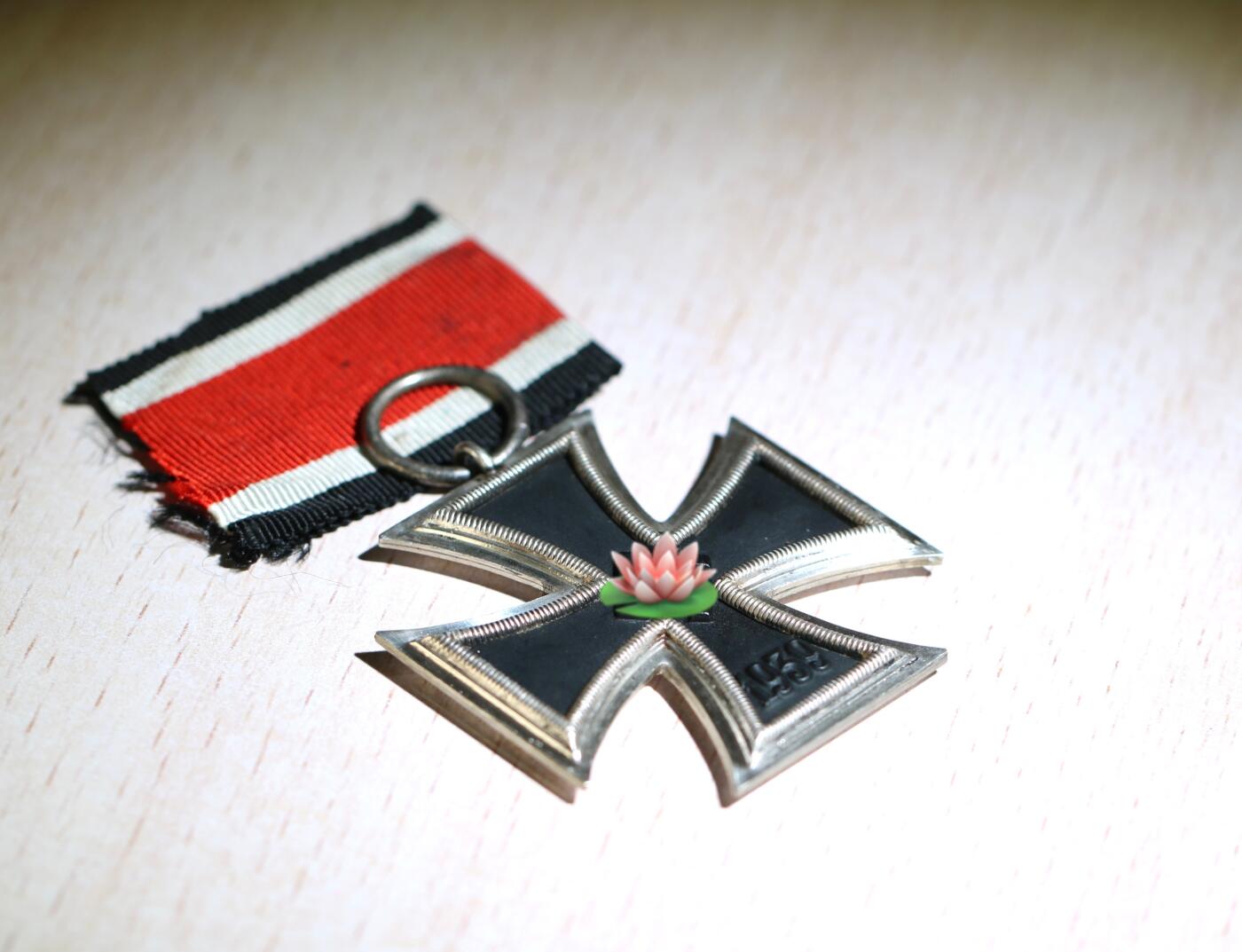 大猫徽章拍卖 第286期 珍爱和平 德三 2级铁十字 无厂标1⃣️ 状态极佳