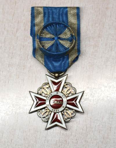 大猫徽章拍卖 第286期 - 罗马尼亚军官级王冠勋章