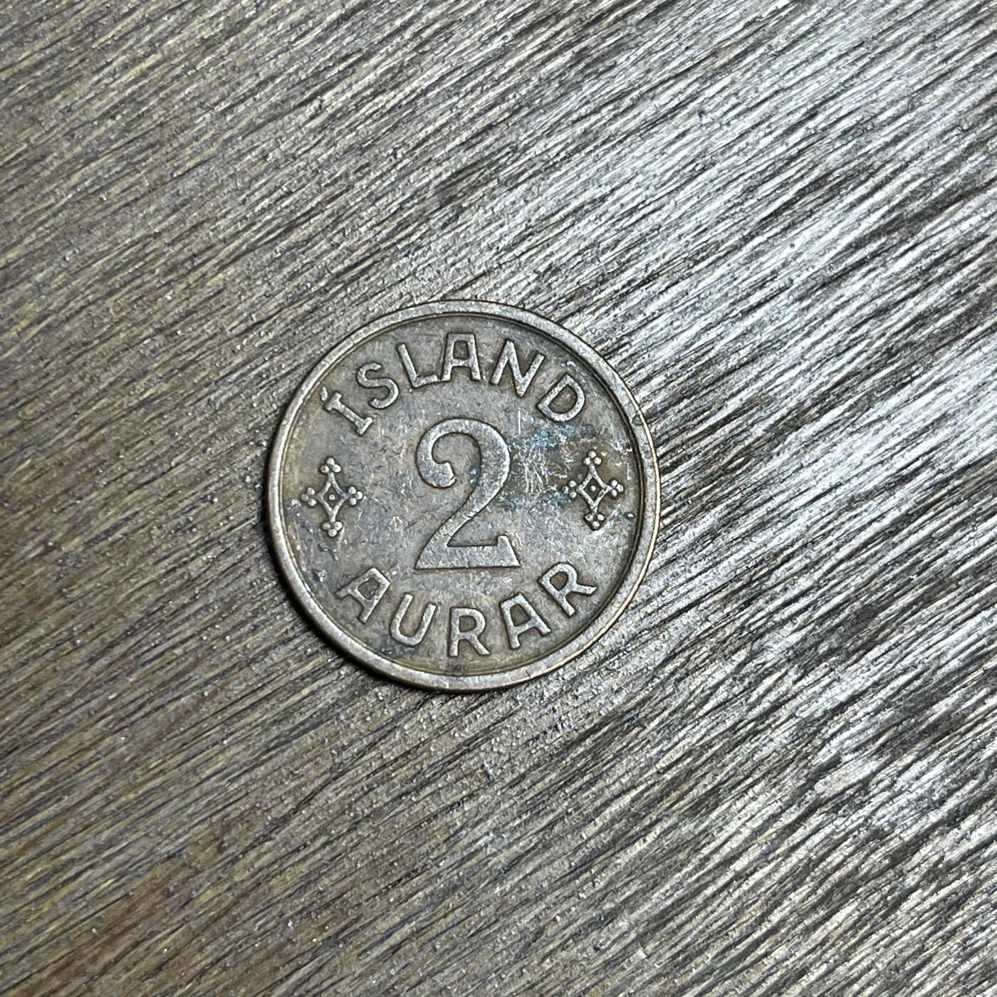 【铜匠收藏】★第137场★散币场。不寄存，30包邮。不满30元，支付5元运费。《接受代拍 代送NGC评级》 100【无寄存】1938 丹属冰岛 2奥拉 铜币