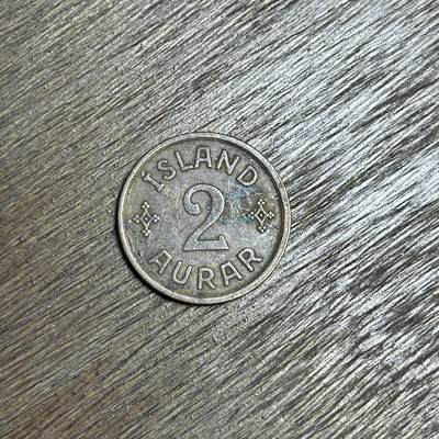 【铜匠收藏】★第137场★散币场。不寄存，30包邮。不满30元，支付5元运费。《接受代拍 代送NGC评级》 - 100【无寄存】1938 丹属冰岛 2奥拉 铜币