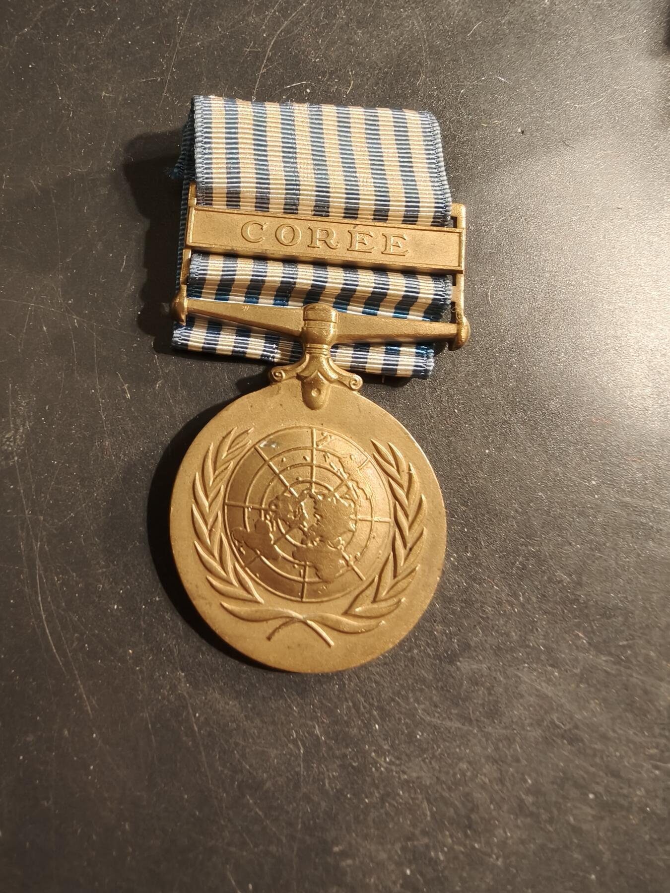 老王徽章第176期 法语版联合国韩战奖章