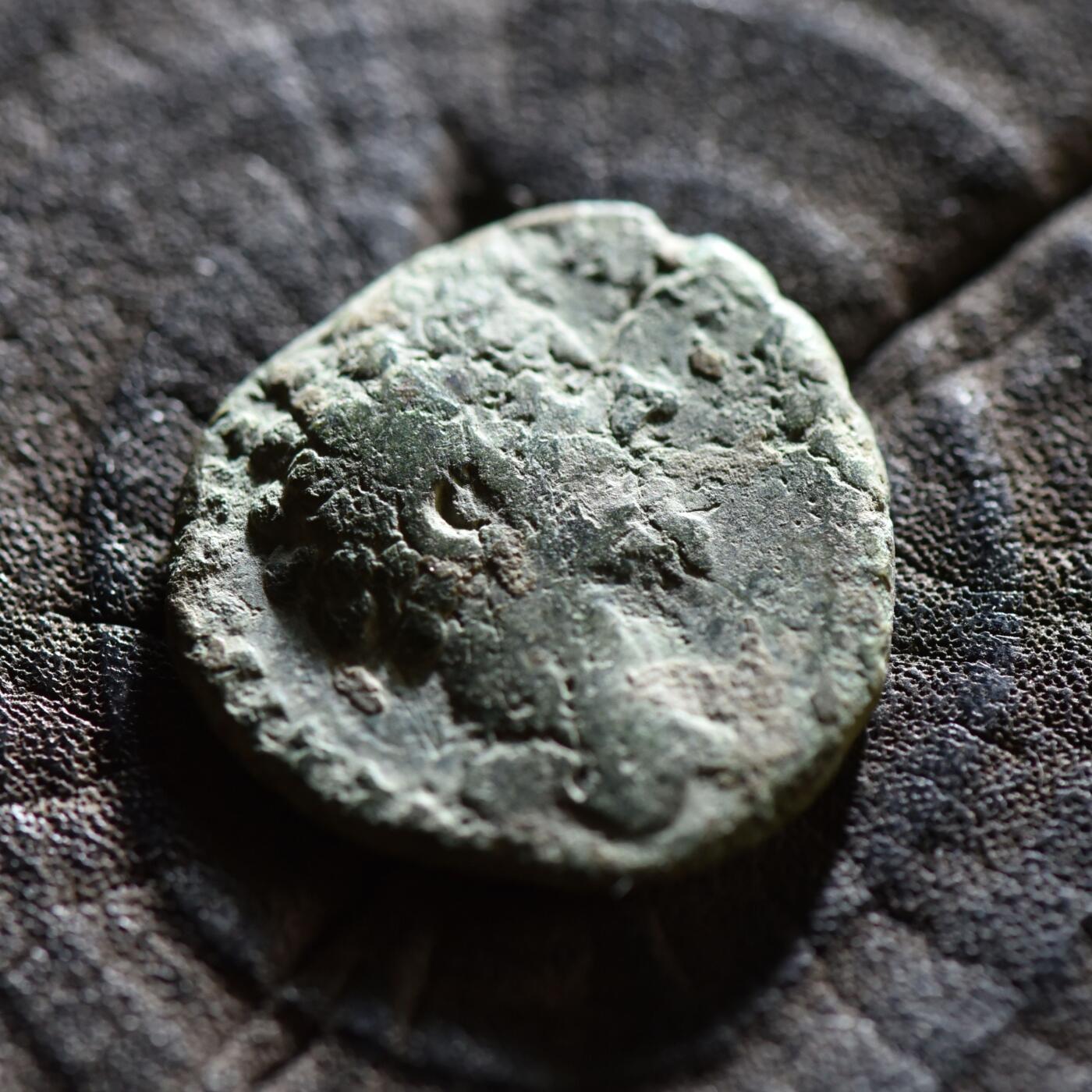 【良泉】【春节前最后一场】2月5日晚19.30点开拍！208组，本场结束后预存钱币的朋友请告知，将连同本场拍品一起邮寄，预祝诸位春节愉快！ 公元196年【古罗马】塞普提米乌斯·塞维鲁，皇帝，蒙面，身着托加长袍，站在祭坛前，阿斯铜币，5.7克