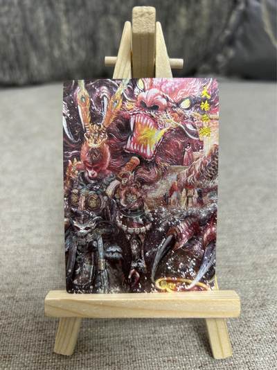 喜灰玩卡拍卖第三期限时免佣金，接代拍，免佣金帮卡友们拍卖，欢迎送拍，释放现金流，让自己有资金可以购买更多喜欢的卡牌，让别的卡友能淘到更多心仪的卡牌 - 棒打渊羊绘大话西游粗闪卡一张