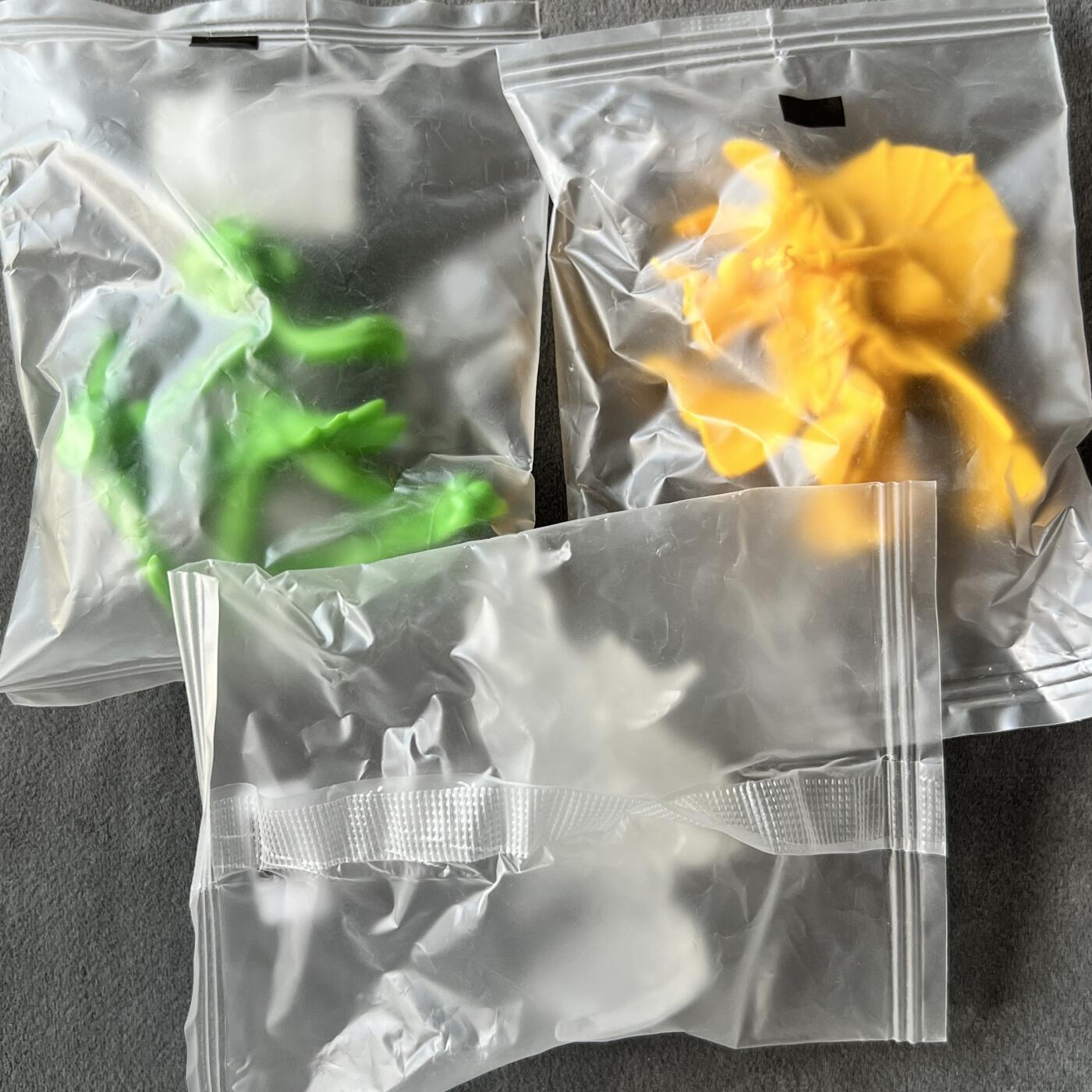 锦色铺子的潮玩拍第七期 卡游 橡皮人随机 三个