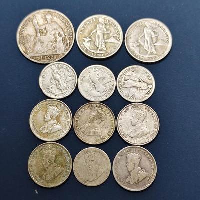 【全场包邮】纯粹捡漏拍493场 - 亚洲各国各年份银币12枚一组【纯银价约418元（按18元银价折算）】