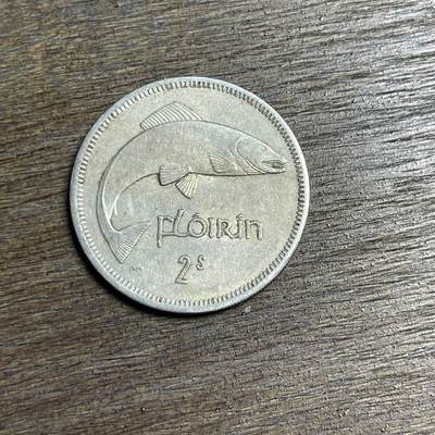 【铜匠收藏】★第137场★散币场。不寄存，30包邮。不满30元，支付5元运费。《接受代拍 代送NGC评级》 - 79【无寄存】1964 爱尔兰 2先令 镍币