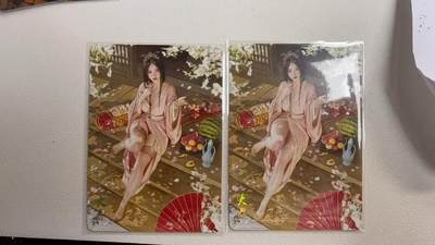 秋萤阁第41期 (1月11号周日晚上21点截拍，欢迎竞拍)  - CCG焱卡燎原三国第三弹龙骧虎跃 刷子 大乔 原画+异画 100编裸卡