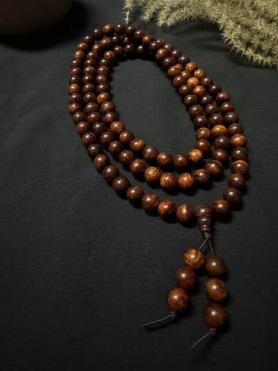 零元拍：海南黄花梨 108/8.3 长串佛珠 - 零元拍：海南黄花梨 108/8.3 长串佛珠