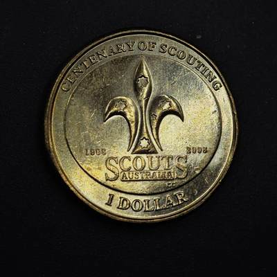 【淘币小摊】实时拍第八百四十九拍   散币银币场   满百包邮可预留二周 每周一统一发货   - 澳大利亚2008年1元纪念币