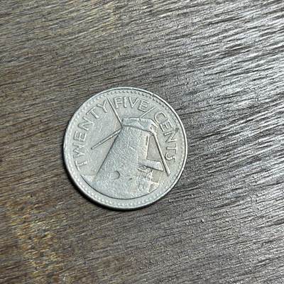 【铜匠收藏】★第137场★散币场。不寄存，30包邮。不满30元，支付5元运费。《接受代拍 代送NGC评级》 - 100【无寄存】1981 巴巴多斯 20分 镍币