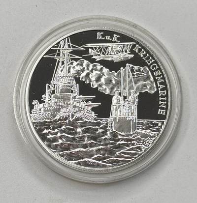 S&S Numismatic世界钱币-拍卖 第118期  - 奥地利2006年 奥地利海军与商船队-联合力量号战列舰 20欧元精制纪念银币 20克900银