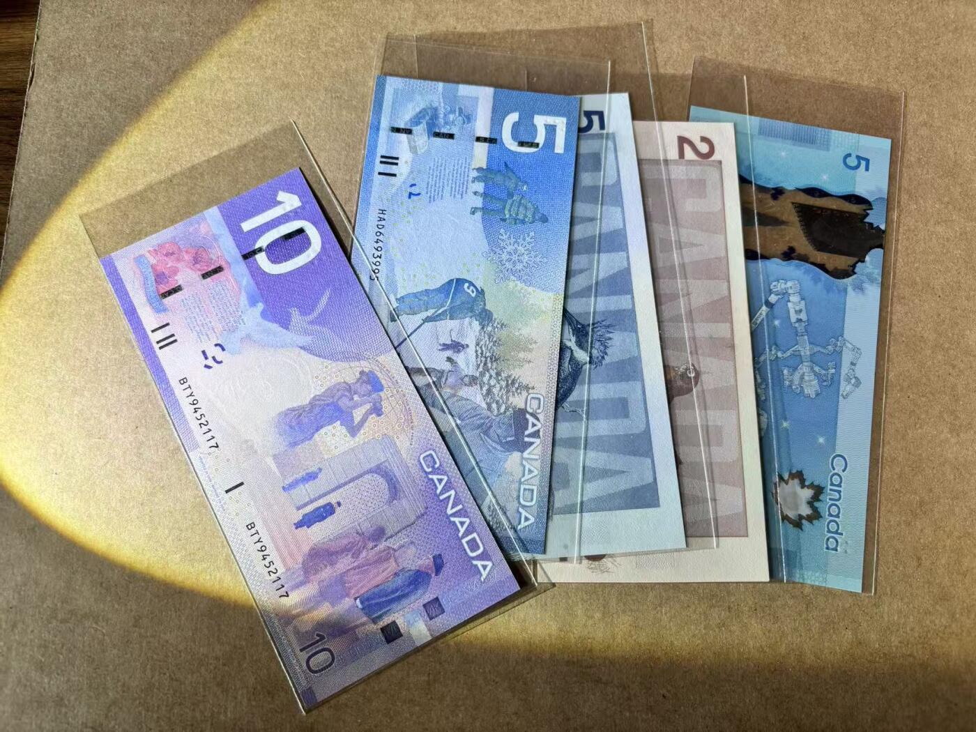 【Blue Auction】世界纸币精拍第774期——18级TOP拍卖/信誉/品质/专业/高效💫 【一组5张】加拿大 不同版本2-10元 全新UNC